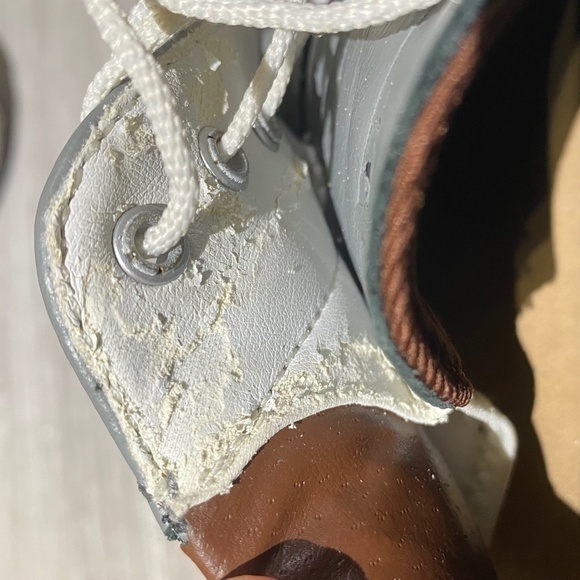 True Linkswear Classix Golf Shoe mens 7 women’s 8.5 Grey Leather Spikes Oxford - Picture 9 of 11